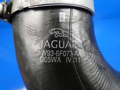 JAGUAR XJ X351 XF 3.0 D 306DT hose wiring of the intercooler pipe