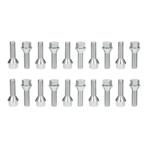 Болти 12x1. 5 для колісних дисків конус 40 мм набір 20шт