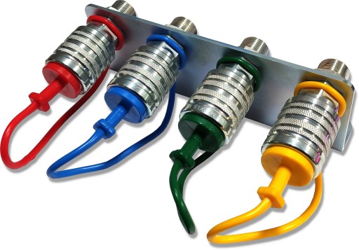 8195.B4O.MSE418 - Полный набор доска + 4X быстроразъемные розетки евро M18