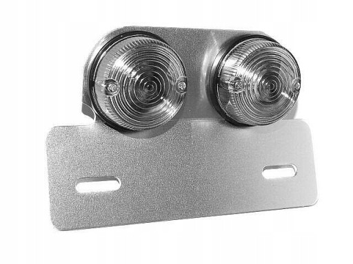 LA-012 - ЗАДНІЙ ЛІХТАР ЗАДНІЙ УНІВЕРСАЛЬНИЙ 2 БІЛИЙ КРОНШТЕЙН ЛАМПИ