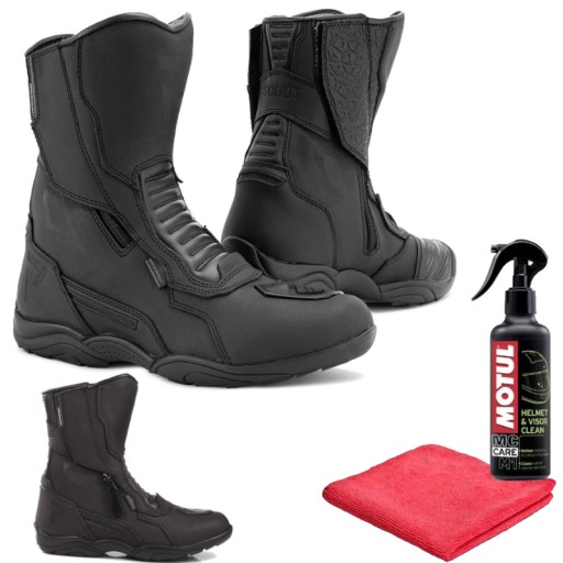 Мотоциклетные ботинки Rebelhorn Scout Black Matt 45