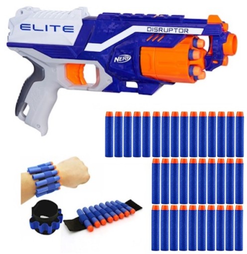 PISTOLET NERF ELITE DISRUPTOR NA STRZAŁKI +DODATKI - Allegro.pl