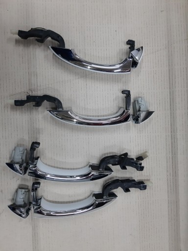 Наружная хромированная дверная ручка keyless led A6 C7 A7