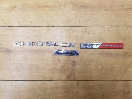 ЭМБЛЕМА ЗНАЧОК НАБОР ИНСТРУКЦИЙ CHRYSLER 300C CRD SRT DESIGN