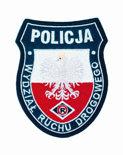 NASZYWKA TARCZA POLICJA WYDZIAŁ RUCHU DROGOWEGO RO