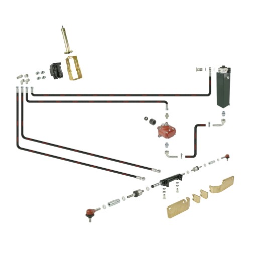 A1.00.78.003 - УСИЛИТЕЛЬ ZETOR 7011 С ПОПЕРЕЧНЫМ НАСОСОМ HYDROLIDER