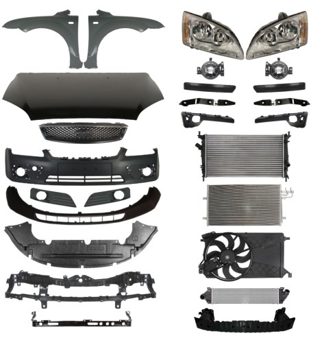 1747 - Ford Focus MK2 04-08 Ремень бампера Капот Крыло