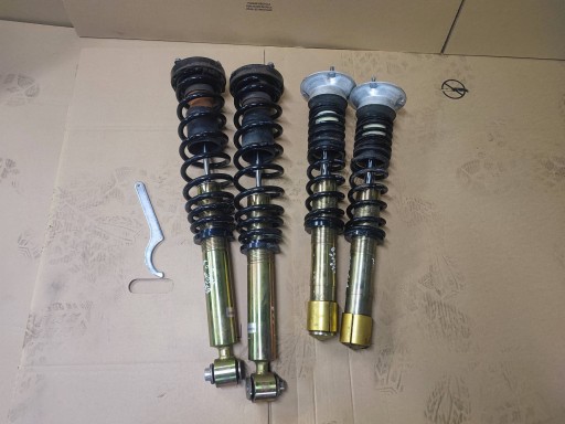 BMW 5 E39 GWINTOWANE sususpension shock absorbers + springs KOMPLET sedan