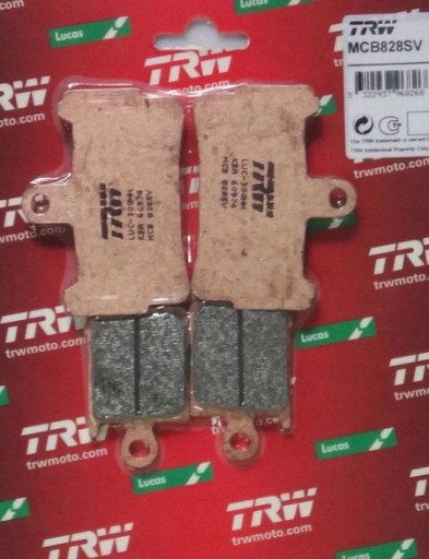 MCB828SV - ТОРМОЗНЫЕ КОЛОДКИ FRONT TRW HONDA VFR1200 FA ABS 10-16