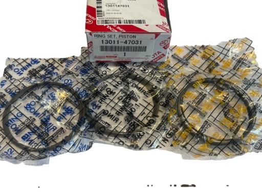 13011-47031 - ОРИГІНАЛЬНІ КІЛЬЦЯ TOYOTA YARIS 1,33 1NR-FE