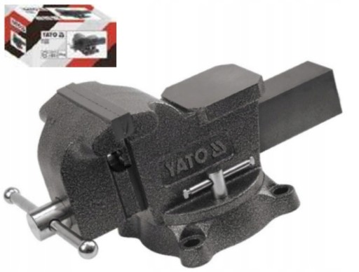 YATO слесарные поворотные тиски YT - 6502 125 мм