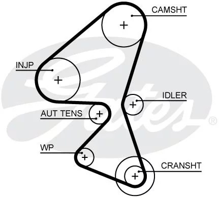 84692483 - РЕМЕНЬ ГРМ PEUGEOT 207 1.4HDI 06> SZ G 5657XS