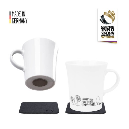 S027-1309-2-B-CA - SILWY МАГНИТНЫЕ ЧАШКИ С ПОДСТАВКАМИ ДЛЯ КЕМПЕРА