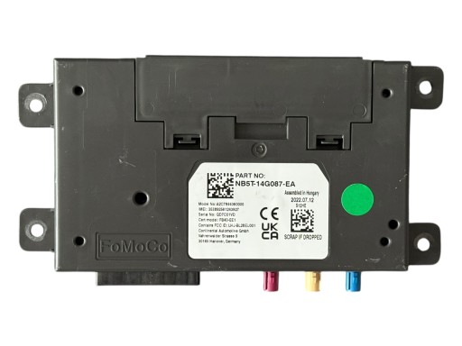 Модуль контролера телефону bluetooth ford puma mk2 nb5t-14g087-ea