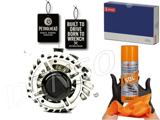 DENDAN1061#ECS-PCP+K - Генератор (14в 90а) toyota auris corolla 1.6 11.0 #petrolhead pro+ kit4