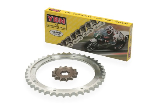 77324 - ЗІРОЧКА ПЕРЕДНЯ ЗАДНЯ ЛАНЦЮГ YBN WFM M06 125 SHL M04