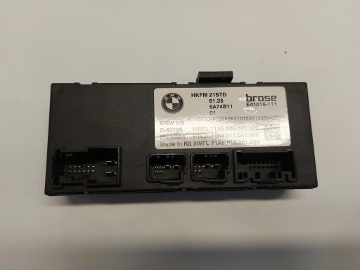BMW iX1 X1 U11 module control unit bonnet boot 5A74B11