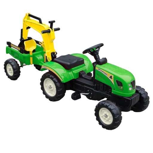 Дитячий трактор Import SUPER-TOYS Green