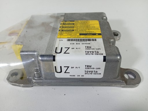 Toyota Yaris II 2 05-11 SENSOR upravljačka zračni jastuci POWIETRZNEJ OE 89170-0D430