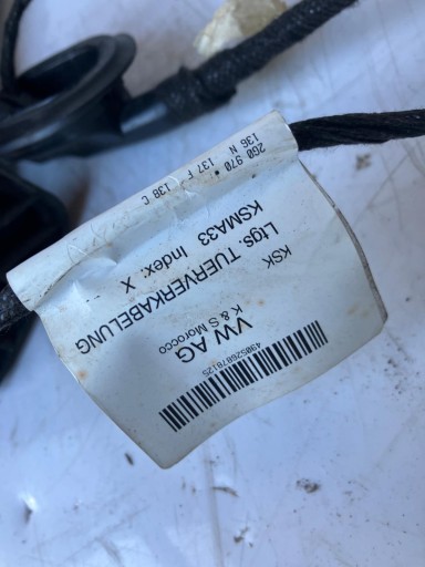 bundle door right rear part VW POLO 2G