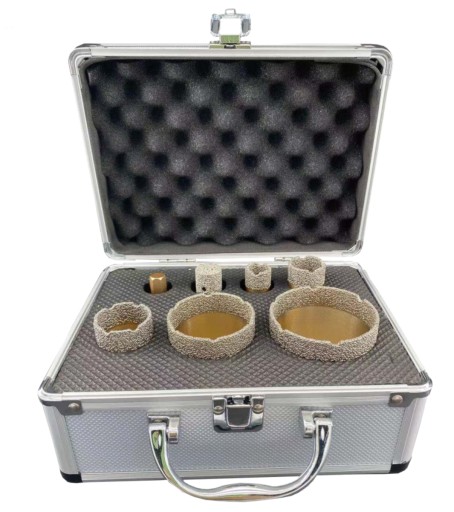 Набор алмазных режущих коронок WTAS07F WERTEC