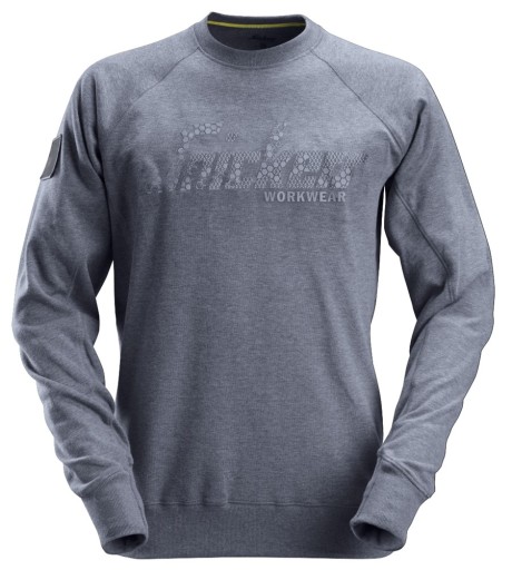 Толстовка з логотипом Snickers 2882 XXL темно-синій меланж