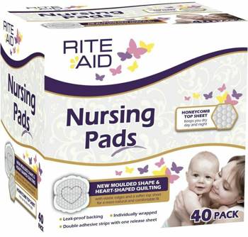 Одноразові вкладиші Rite Aid 40 шт. білі