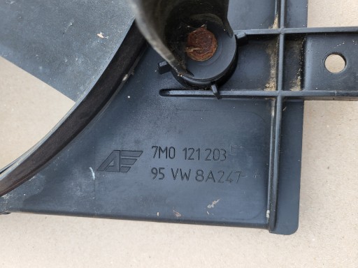 hütöventilátor modul csomag FORD GALAXY VW SHARAN 1.9 TDI 7M0121203E