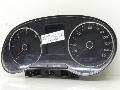 dials clock dials display VW POLO V 6R 1.2 TDI CFW 6R0920961F