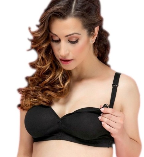 М'який бюстгальтер для годування Alles Mama Easy M, чорний, розмір 80D
