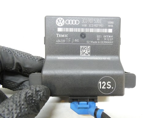 control unit module GATEWAY VW PASSAT B6 05-10 3C0907530E