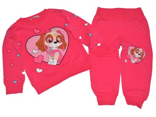 Teplá súprava teplákov 80-86 12-18 joggers Paw Patrol Skay bavlna Labková patrola