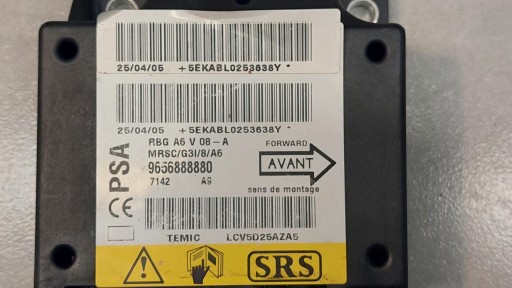modulo AIR BAG airbag CITROEN C2 1.4 9656888880