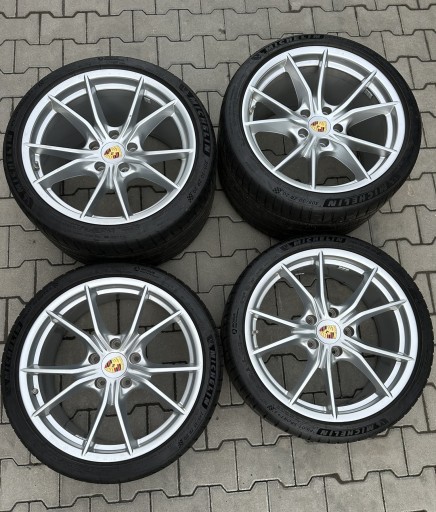 PORSCHE 911 991 CERCHI ruote 99136271000 99136276001 pneumatici, gomme 20