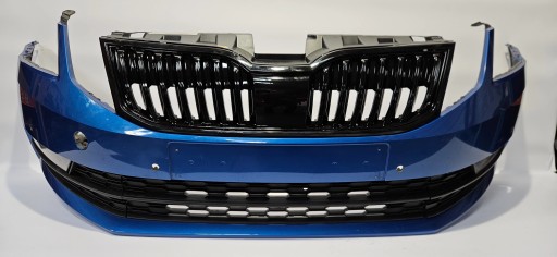 front bumper grille SKODA OCTAVIA III LIFT 16- original 5E0807221N