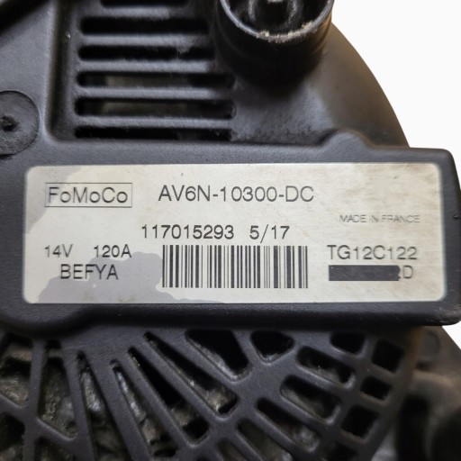 FORD FOCUS MK3 15-18R KOMBI HB 1.5 TDCI alternator AV6N10300DC