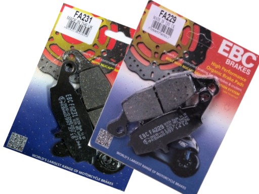 FA229 FA231 ПЕРЕДНІЙ SUZUKI GSX600F GSX 600 98-01