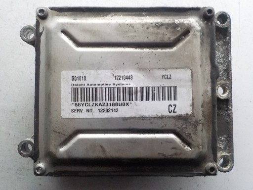 OPEL ASTRA G computer control unit 12210443 YCLZ