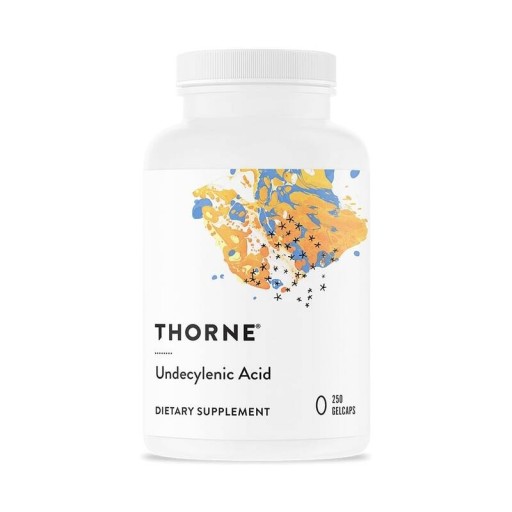 Thorne Research Undecylenic Acid Kyselina 10-undecénová 250 gélových kapsúl