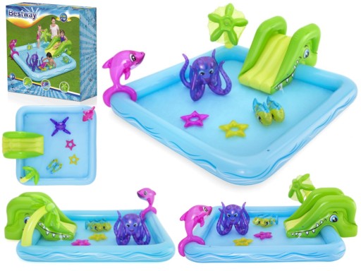 Прямокутний надувний басейн Bestway 239 х 206 див