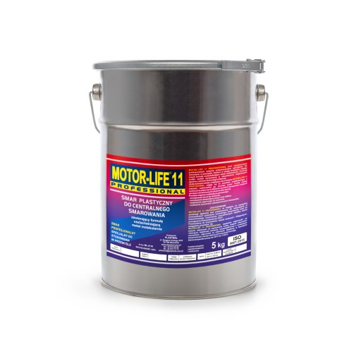 MOTOR-LIFE 11 ПРОФЕСІЙНА ЛІТІЄВА ПЛАСТИЧНА МАСТИЛО ДЛЯ ЦЕНТРАЛЬНОГО МАСТИЛЬНОГО МАТЕРІАЛУ