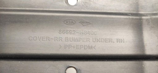 Blende Abdeckung der Stoßstange untere hinten KIA STONIC