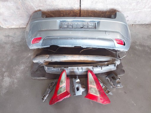 Paraurti posteriore+RINFORZO PARAURTI+supporti+FANALE FARO CITROEN C4 e EZW