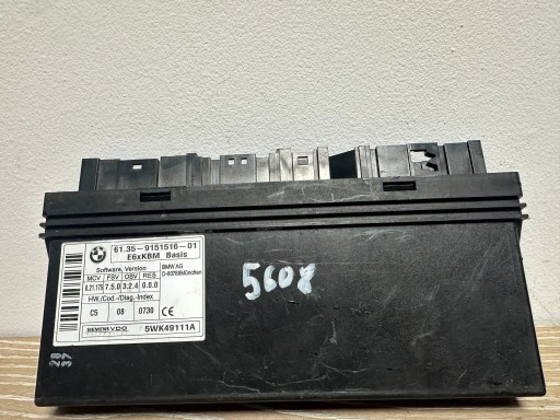 Unité commande confort Wszystkie BMW 5 E60 E61 9151516
