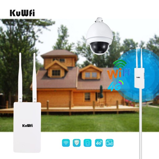Outdoor 4G Wifi Router  4G LTE Router with Sim Card Slot - CPF905