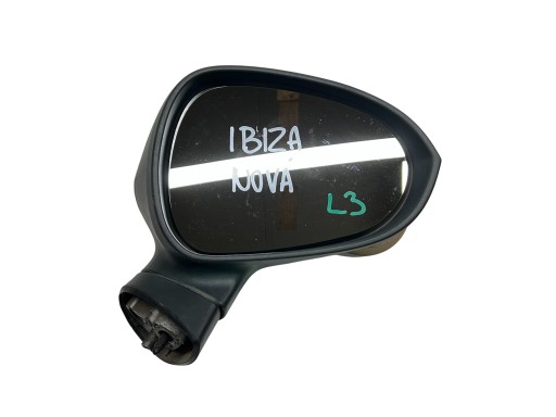 SEAT IBIZA IV 6J mirror exterior right BIALY manually EU L3