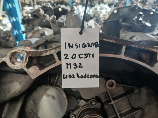 boîte vitesse OPEL INSIGNIA 2.0CDTI M32 USZKODZO