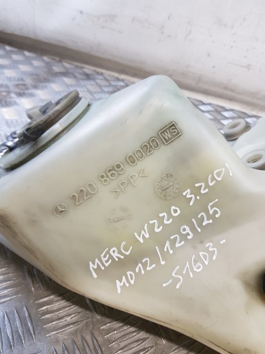 washer fluid tank OE 2208690020 + POMPKI MERCEDES W220