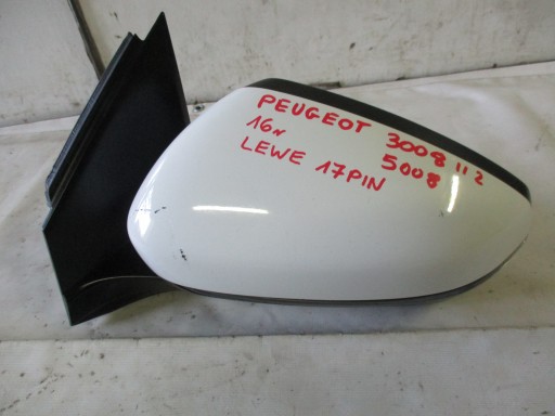 mirror left Peugeot 3008 II 2 5008 16r 17 PIN