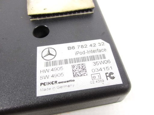 module control unit iPod interface Mercedes GL X164